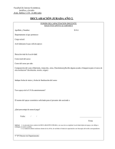Formulario del Fondo de Capacitación Docente