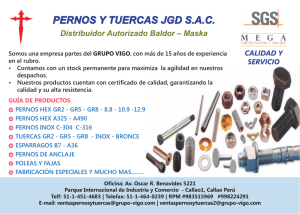 PERNOS Y TUERCAS JGD S.A.C.