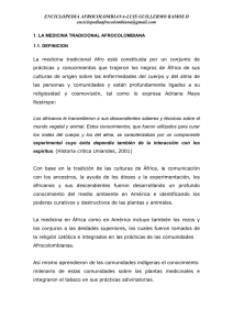 Medicina Tradicional Afrocolombiana: Definición y Orígenes