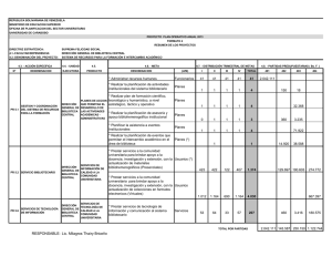 Plan Operativo Anual Biblioteca Central UC 2013