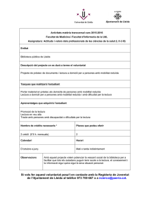 BPL Prèstec i lectura a domicili
