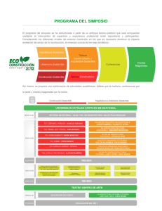 PROGRAMA DEL SIMPOSIO