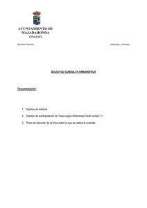 13.- Solicitud consulta urbanística