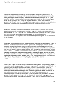 La relación íntima entre la construcción jurídico-política de la ... sistema capitalista, permite comprender las  contradicciones y dificultades para...