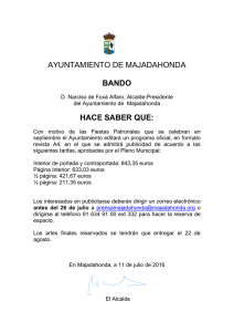 Bando programa de fiestas