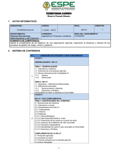 Contabilidad Agrícola