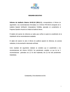 Informe de Auditoria AI-03-10 (SD11-1)
