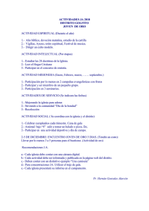 ACTIVIDADES JA 2010