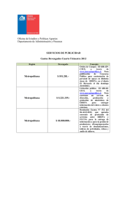 Oficina de Estudios y Políticas Agrarias Departamento de Administración y Finanzas