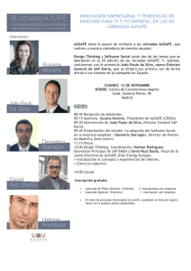 INNOVACIÓN EMPRESARIAL Y TENDENCIAS DE JORNADAS AUSAPE