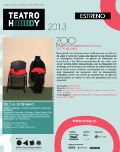 ZOO flyer Teatro Hoy