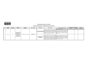 Matriz de Cumplimiento de Auditoría - Procuraduría General del Estado