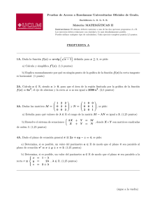 Pruebas de Acceso a Ense˜ nanzas Universitarias Oficiales de Grado. ATICAS II