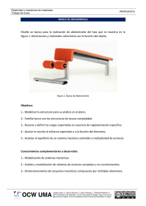 Diseñe  un  banco  para  la ... figura . Dimensiones y materiales coherentes con la función del objeto.
