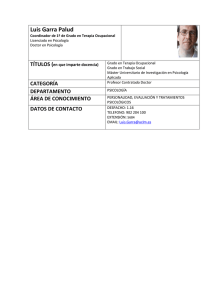 Luis Garra Palud TÍTULOS ( en que imparte docencia)