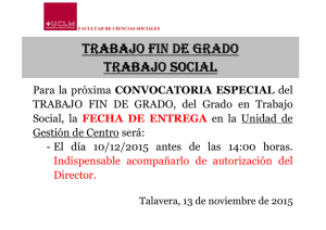 TRABAJO FIN DE GRADO TRABAJO SOCIAL