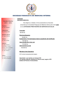 SOCIEDAD PARAGUAYA DE MEDICINA INTERNA