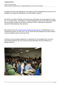 Graduación 2014