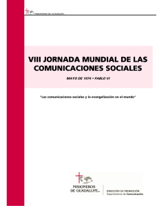 VII VIII JORNADA MUNDIAL I JORNADA MUNDIAL I JORNADA MUNDIAL DE