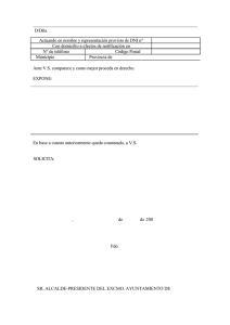 Ver documento sobre Instancia