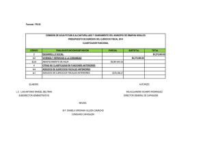 Clasificación Funcional