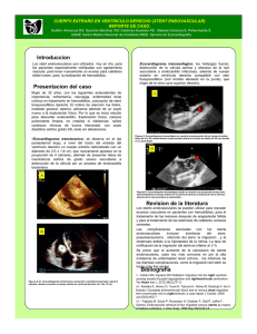 cuerpo extraño en ventriculo derecho (stent endovascular)