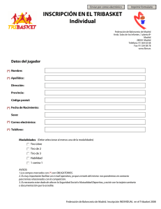 Competiciones Individuales