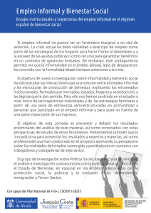 Empleo Informal y Bienestar Social español de bienestar social