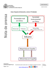 Esquema de facturación y venta en ‘B’ detectado