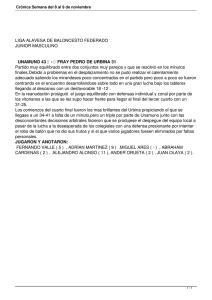 LIGA ALAVESA DE BALONCESTO FEDERADO JUNIOR MASCULINO