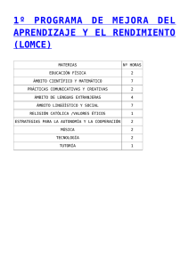 1º  PROGRAMA  DE  MEJORA  DEL (LOMCE)
