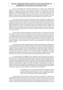 LA IMPORTANCIA DE LAS TEOR AS
