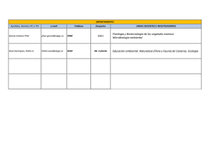 DEPARTAMENTO DE BIOLOG A