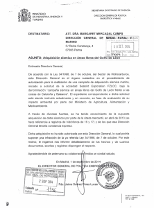 140901 DGPEM MINETUR DGMRM Gov Balear que informe sobre presuntos sondeos ilegales 2013