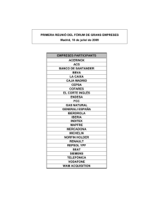 Empreses participants
