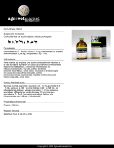 DUO-DEXALONG® Suspensión Inyectable Corticoide dual de acción rápida y efecto prolongado Formulación