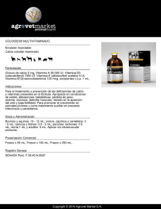 Coloidex Multivitaminado: Suplemento para la Salud Animal