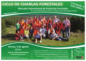 Afiche Segunda Charla Forestal