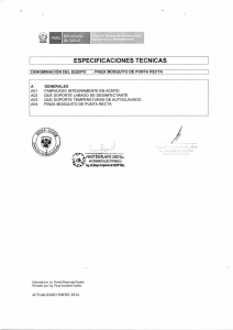 Especificaciones Técnicas: Pinza Mosquito Punta Recta - Perú