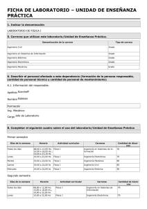 FICHA DE LABORATORIO – UNIDAD DE ENSEÑANZA PRÁCTICA 1. Indicar la denominación