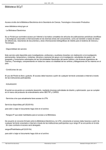 Biblioteca SCyT