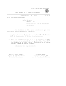 COMUNICACION "A" 2823 - 18-12-98