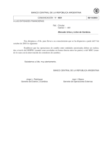 COMUNICACION A 4031