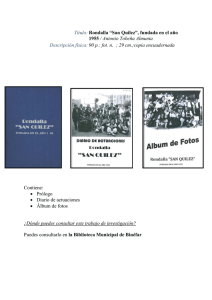 RONDALLA SAN QUILEZ , fundada en el año 1955