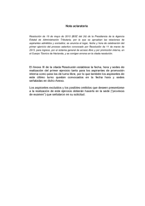 Nota aclaratoria