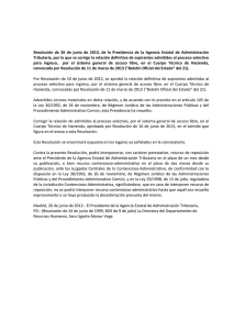 Resolución corrección listado admitidos TL