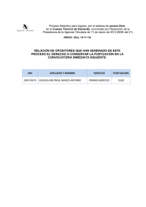 Resolución conservación puntuación Anexo