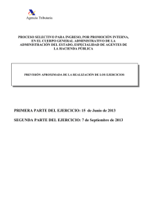 Calendario previsible AHP (PI)