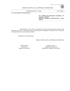 COMUNICACION B 8342 (19/11/2004)