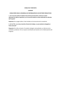 CONSULTAS Y RESPUESTA LLAMADO